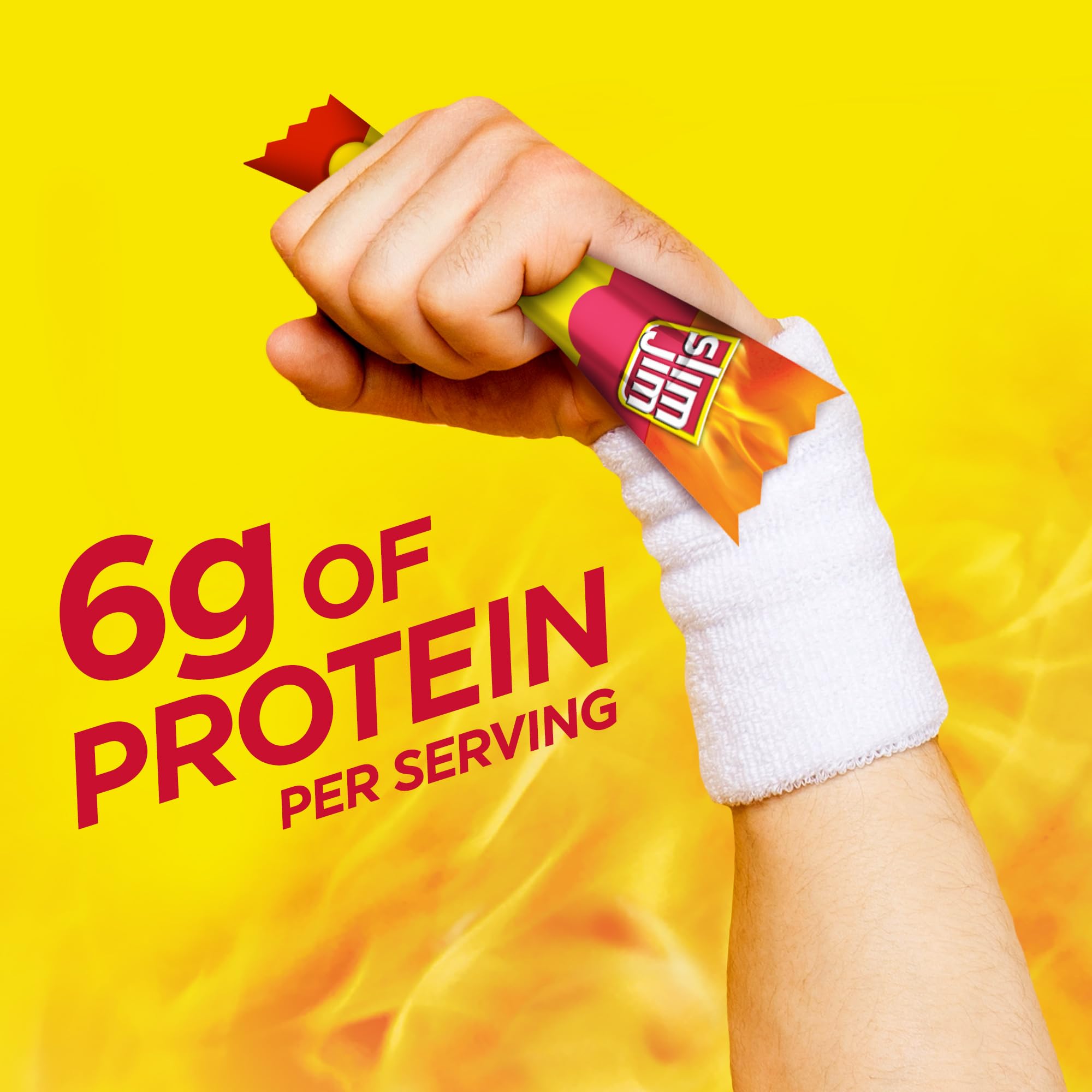 Slim Jim Smoked Meat Sticks, Original Flavor, 6g Protein Per Serving, Snack Size, 0.28 oz. (100 Count)