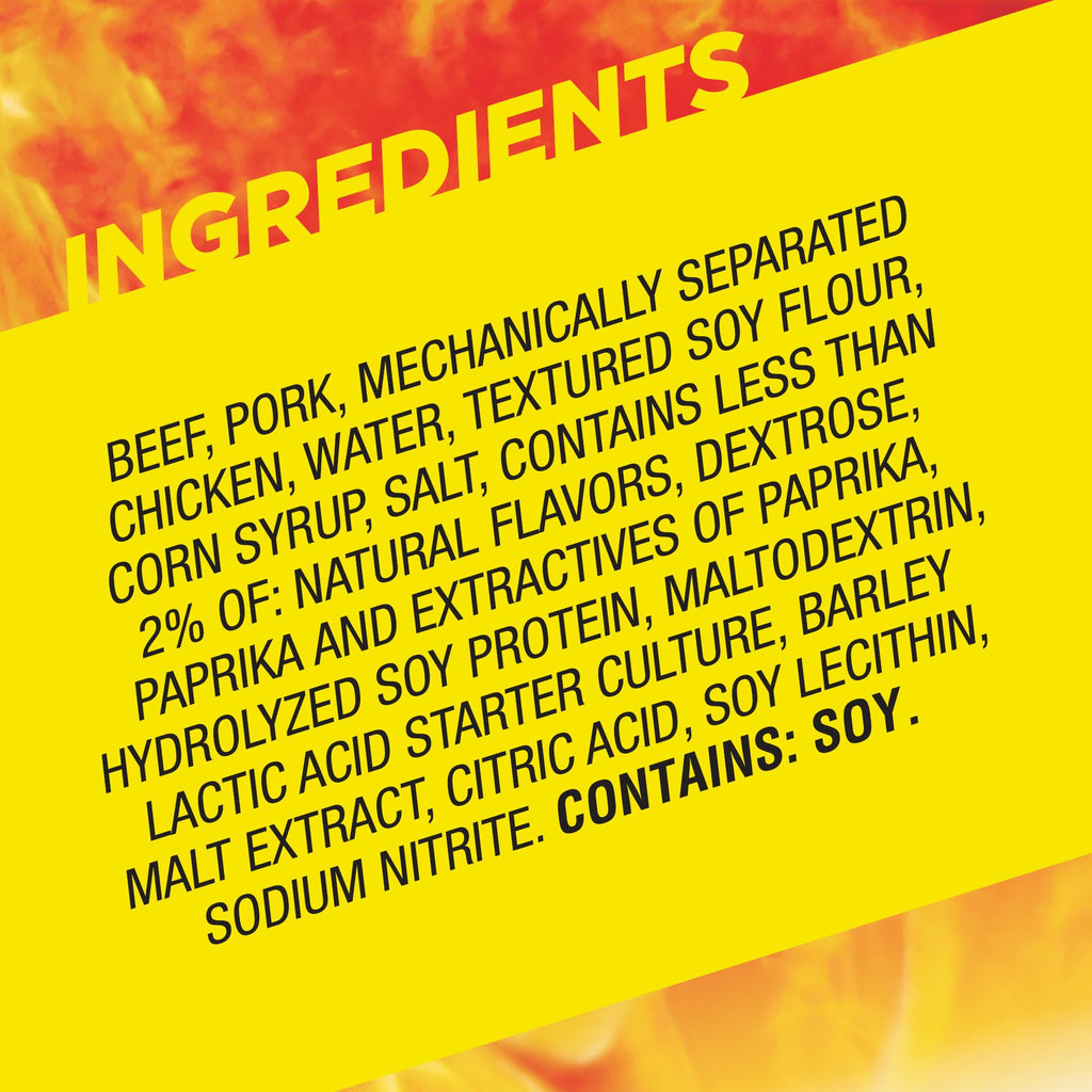 Slim Jim Smoked Meat Sticks, Original Flavor, 6g Protein Per Serving, Snack Size, 0.28 oz. (100 Count)
