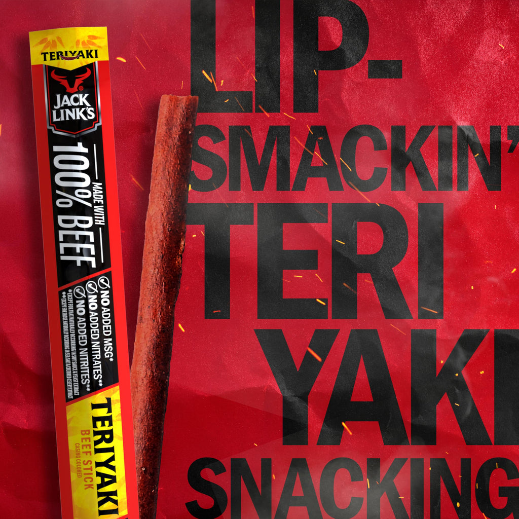 Jack Link's Original Zero Sugar Beef Sticks - (20 Pack) 0.92 oz Meat Sticks - Ready to Eat Protein Snacks - 5g Protein per Serving - Made with 100% Real Beef