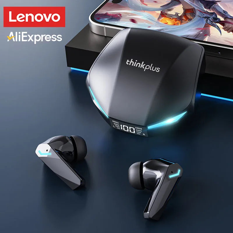 100% Original Lenovo GM2 Pro Bluetooth Wireless Earphone High-Quality Noise-Canceling TWS Gaming Earbuds With Multiple Devices