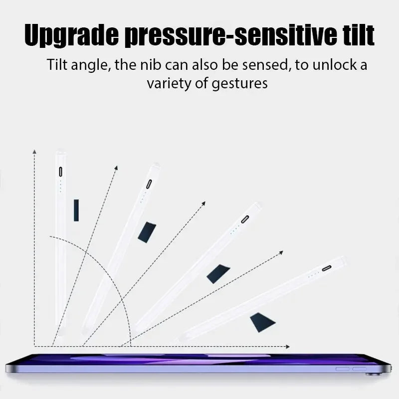 Palm Rejection Stylus Pen with Power Display for Apple iPad - Compatible with iPad 2018-2022 iPad Pro Air Mini